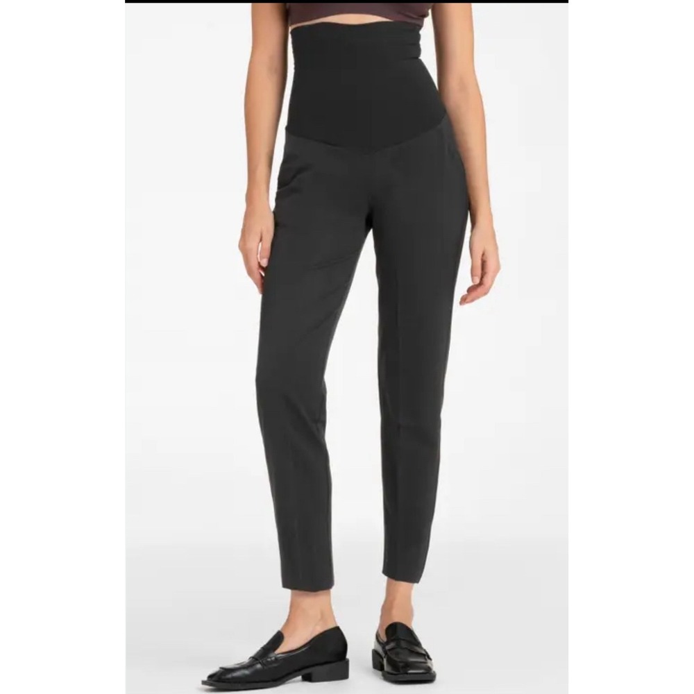 Seraphine Maternity Black Career Work Pants Trousers 2 Petite US